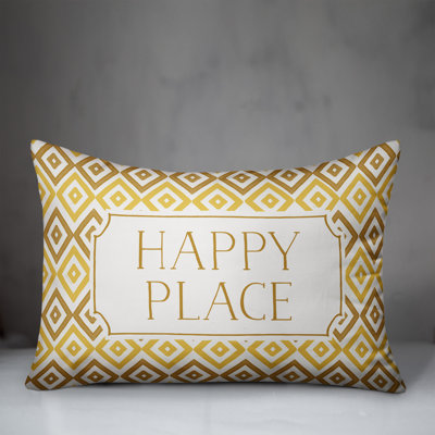 Geometric Outdoor Reversible Throw Pillow
