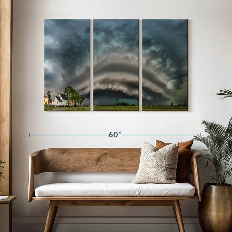 Alvord approchant la tornade, H 32 po x l 50 po