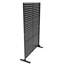 Ensemble de 2 panneaux de clôture en métal 74,8 po x 47 po à rayures avec motif d'intimité-105892953