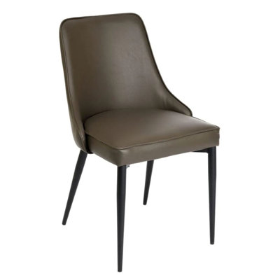 Chaise en cuir Saskatia