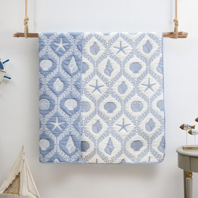 Laguna Coastal Reversible Jacquard Throw