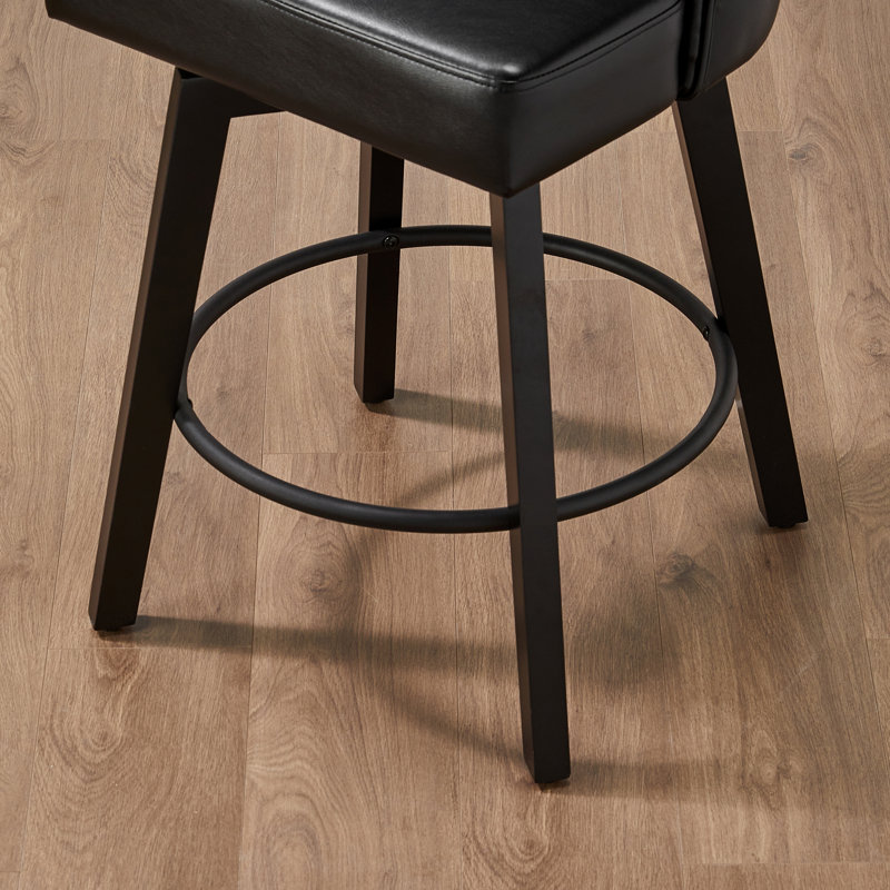 Tabouret de comptoir Arjean 26, Noir