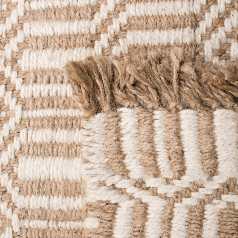 Oakland Fibre Hand-Woven Natural/Ivory Area Rug, Runner 2'3" x 8'