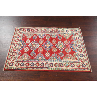 Geometric Kazak Oriental Area Rug 4