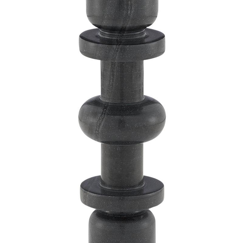 Sasha Marble End Table, Black