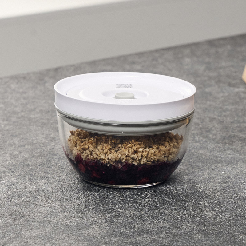 ZWILLING Fresh & Save BOWLS Glass Vacuum Bowl, Large, 0.32 quarts