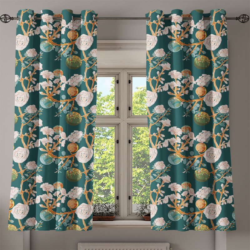 Semi Sheer Curtain Pair