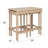 3-Piece Wood Nesting Tables Finish