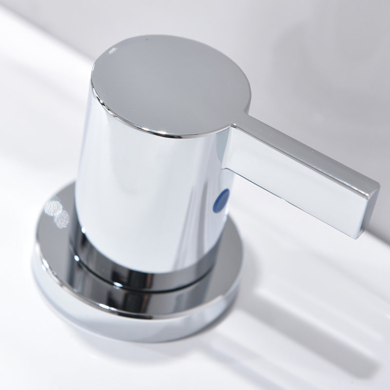 2-handle Bathroom Faucet with Drain Assembly, Chrome