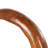 Teak Wood Handmade Round Abstract Decorative Brown Sculpture