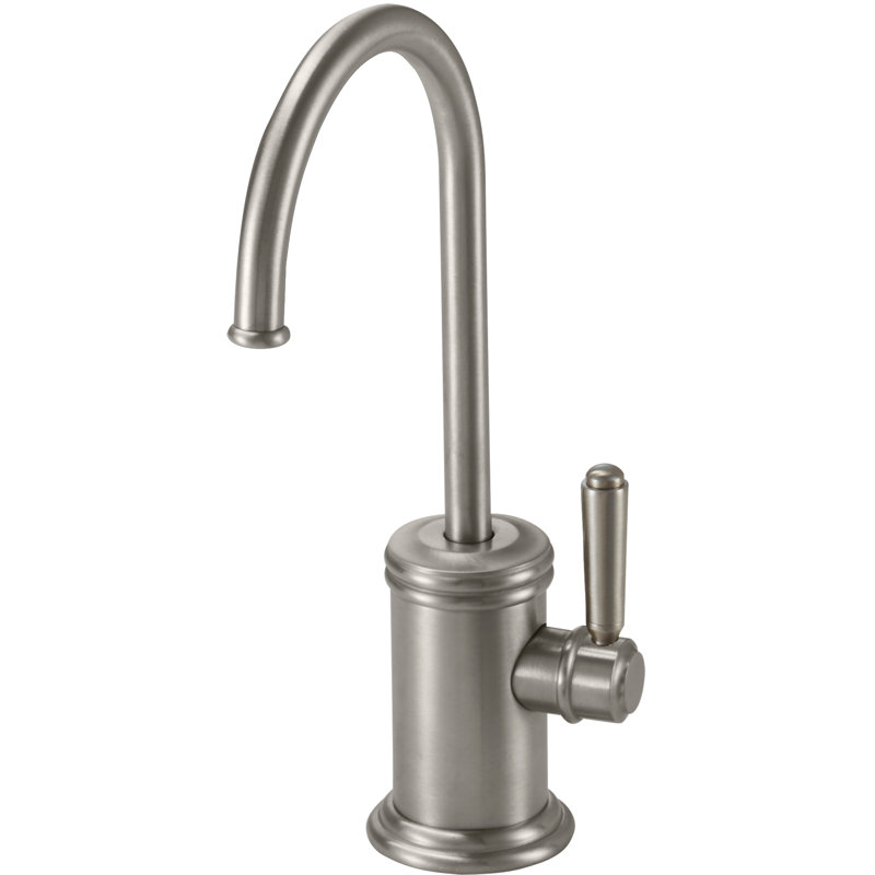 Davoli Single Handle Hot/Cold Water Dispenser, Polished Nickel