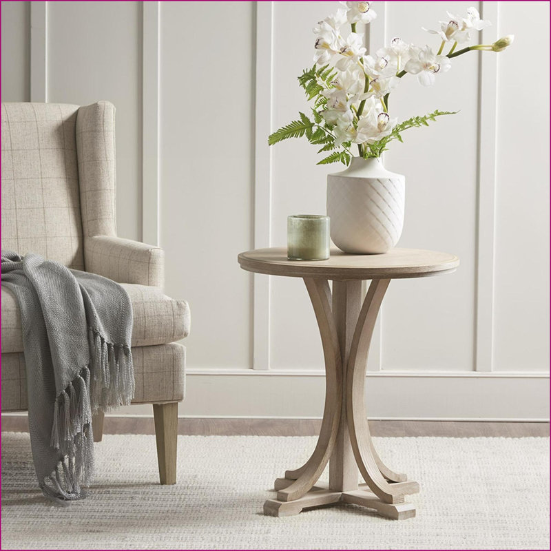  Table basse Bedford Farmhouse, placage de frêne de blé récupéré, décor rustique pour le salon