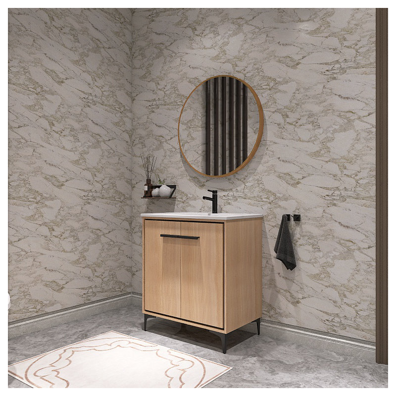 Meuble-lavabo simple avec plateau Cimitrio 30,03
