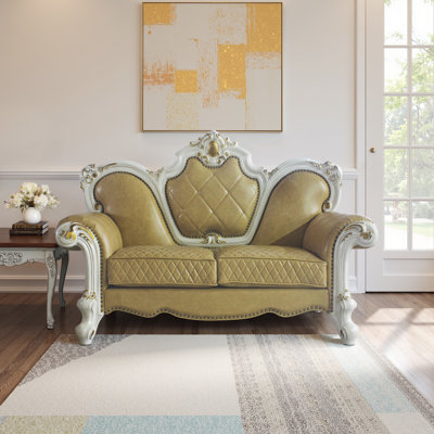 Maryalice 70'' Faux Leather Loveseat