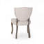 Ensemble de 2 chaises de salle à manger rembourrées à structure en bois-1977635162