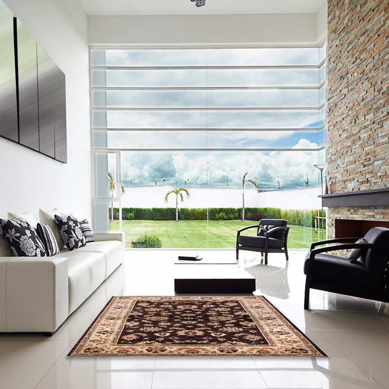 Buck Oriental Indoor Rug, Square 5'