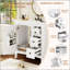 Meuble-lavabo moderne de 30 pouces avec lavabo en céramique, 3 tiroirs spacieux, structure en bois massif pour un rangement efficace et une conception élégante-1798431681