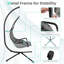 Saley Hanging Chair with Stand-1795756595