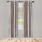 Microfiber Striped Semi-Sheer Rod Pocket Curtain Panels-61938267-61298319