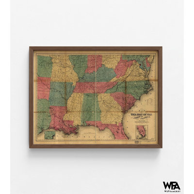 Siège de la guerre de 1865, affiche de la guerre révolutionnaire des États-Unis, art de maison de l'ancien combattant, décor de l'Académie militaire américaine, carte rustique des États-Unis, décoration murale d'entrée