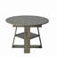 Table de salle à manger extensible 43,3 à 59 po avec rallonge amovible et tablette de rangement-125427955