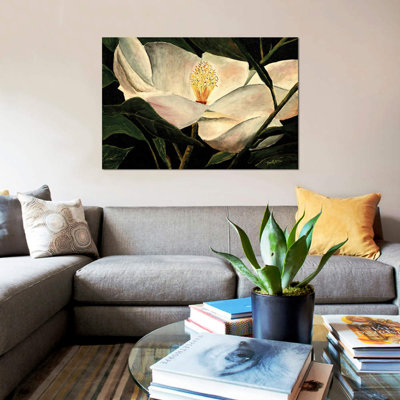« magnolia fleur », reproduction sur toile