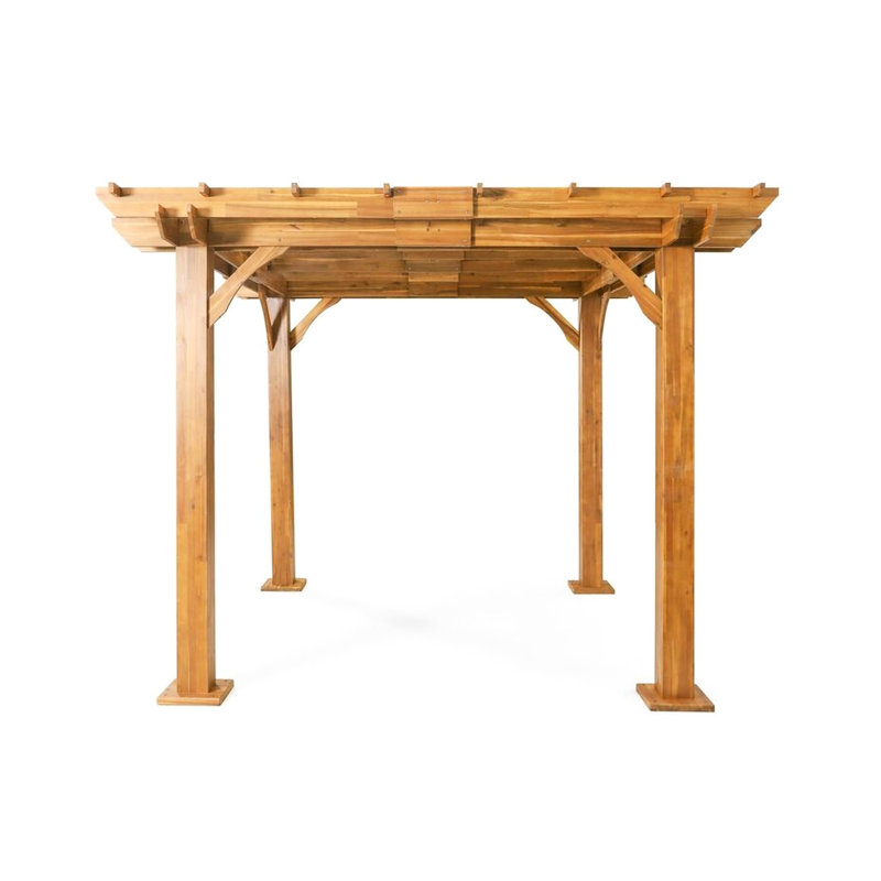 10 pi. Pergola fabriquée à partir de - Transformez votre espace piscine en un charmant endroit en bois apportant une ambiance classique au bord de la piscine