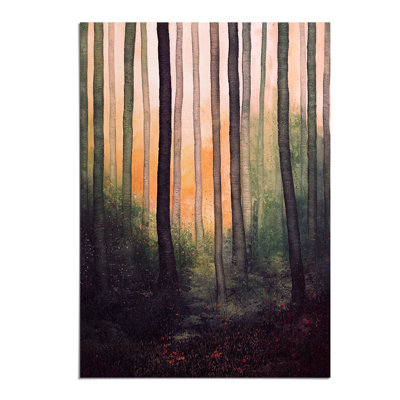 Watercolour Forest No.7 - Wall Art