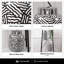 Brownsburg Ginger Jar for Living Room Furniture, Modern Home Decor Abstract Piece in Black and White-416810281