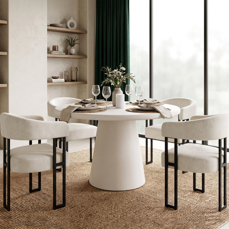 Table de salle à manger Maraca, White