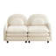 Canapé beige et blanc en tissu Teddy-1845447939
