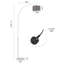 Lewallen 131cm Silver Arched Floor Lamp-1395384668