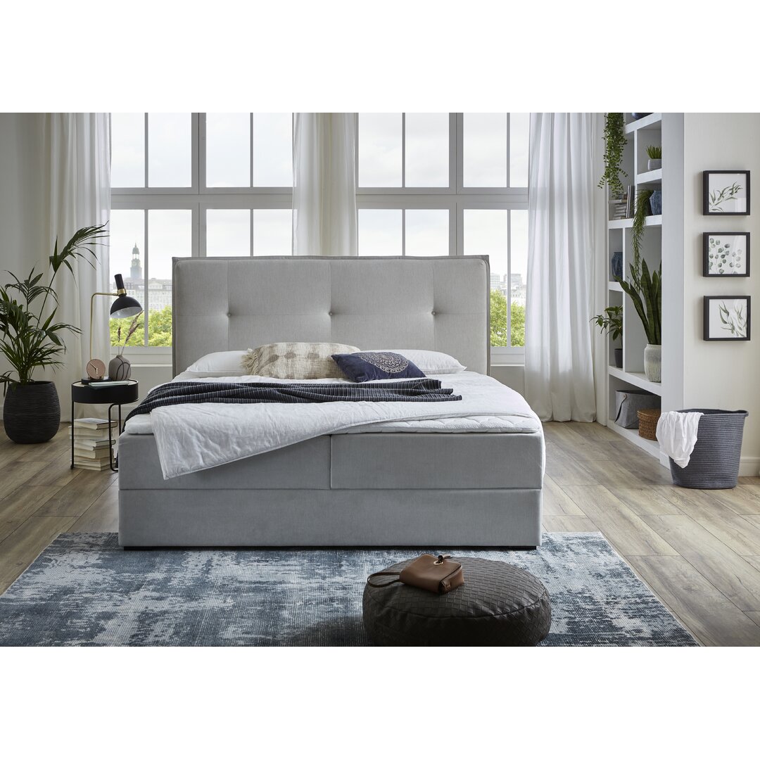 Boxspringbett Latchford mit Topper und Bettkasten