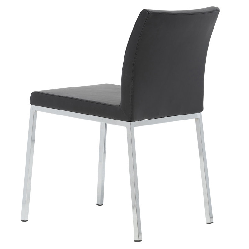 Kunze Jersey Upholstered Dining Chair, Black