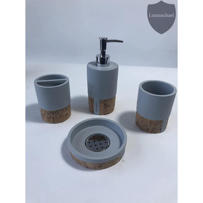 Ensemble d'accessoires de salle de bain 4 pièces Marilia