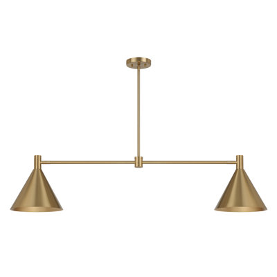 Moderne 2-Light Chandelier