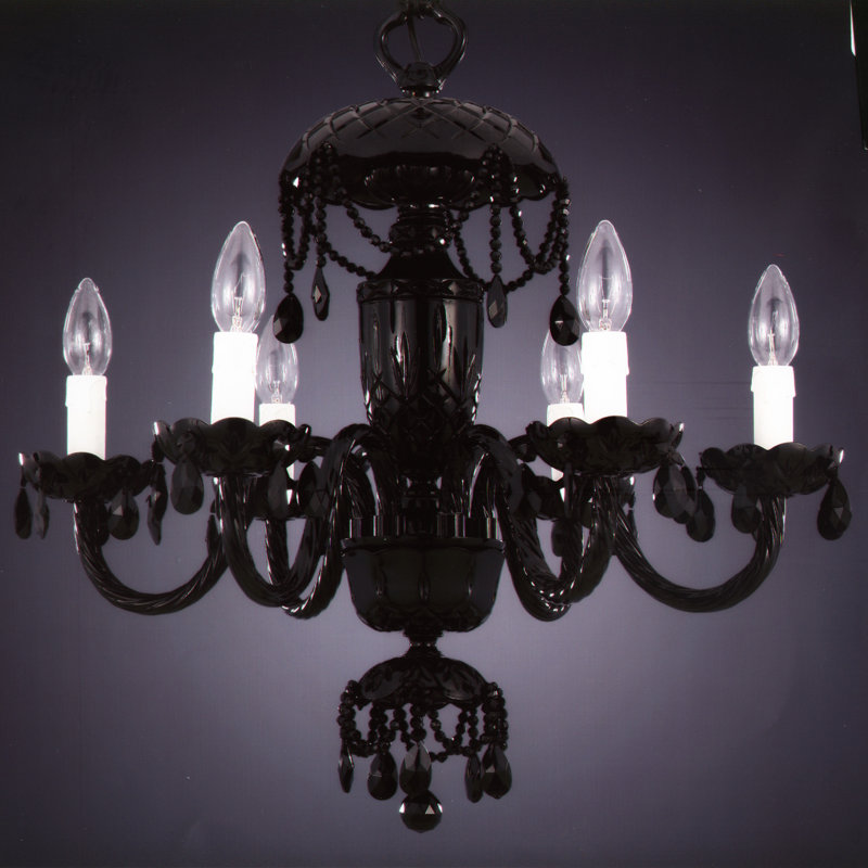Simone 6 - Light Candle Style Chandelier