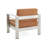Caggiano Patio Aluminum Chair with Cushions-100759327-103707827