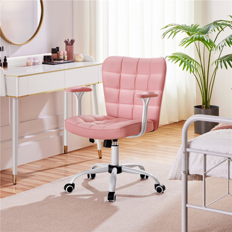 Office Chair, Pink