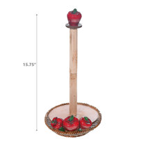 Swan Retro Free Standing Red Paper Towel Holder 124943 - The Home
