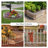 Roman 18" x 22" Iron Decorative Garden Fence Panels-928619293