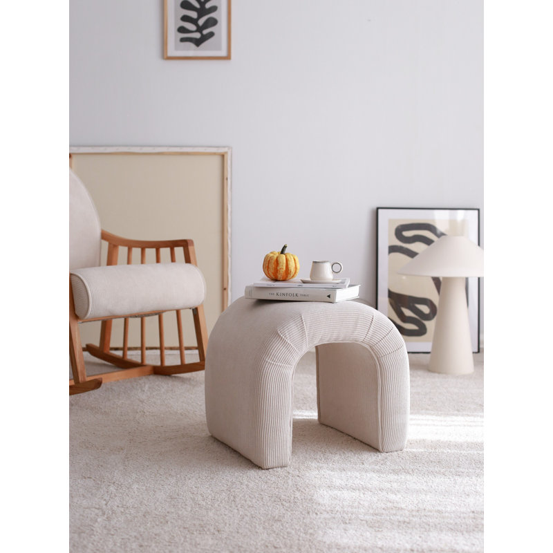 Pouf, Blanc
