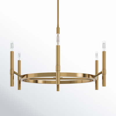 Parsons 6 -Light Metal Dimmable Chandelier 