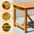  Set Of 7 Pcs Outdoor Dining Set, Rectangular Extendable 63"-95"l Table With Umbrella Hole & 6 Handwoven Chairs, Breathable All-weather Use & Effortless Setup - Natural, 6-8 Person-100429808