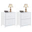 Commode à tiroirs pratique avec structure en métal et plateau en bois, idéale pour de multiples besoins de rangement et un emplacement polyvalent