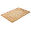 Tapis ivoire / brun noué à la main de conception unique et unique 6 pi 3 po x 9 pi 6 po Oakhur