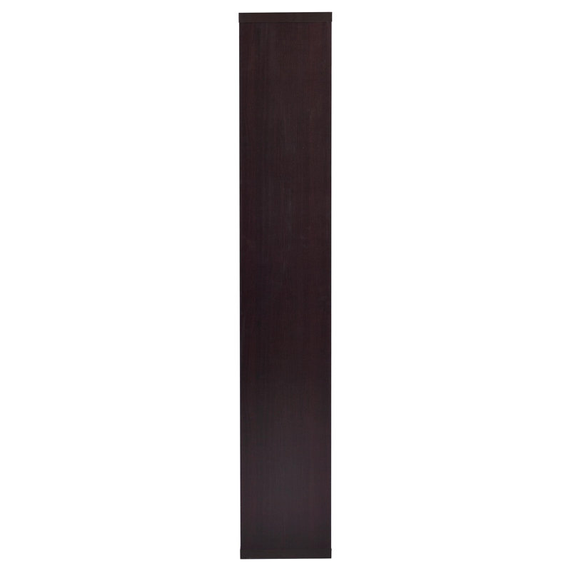 Theo 71-Inch 6-Shelf Bookshelf, Brown