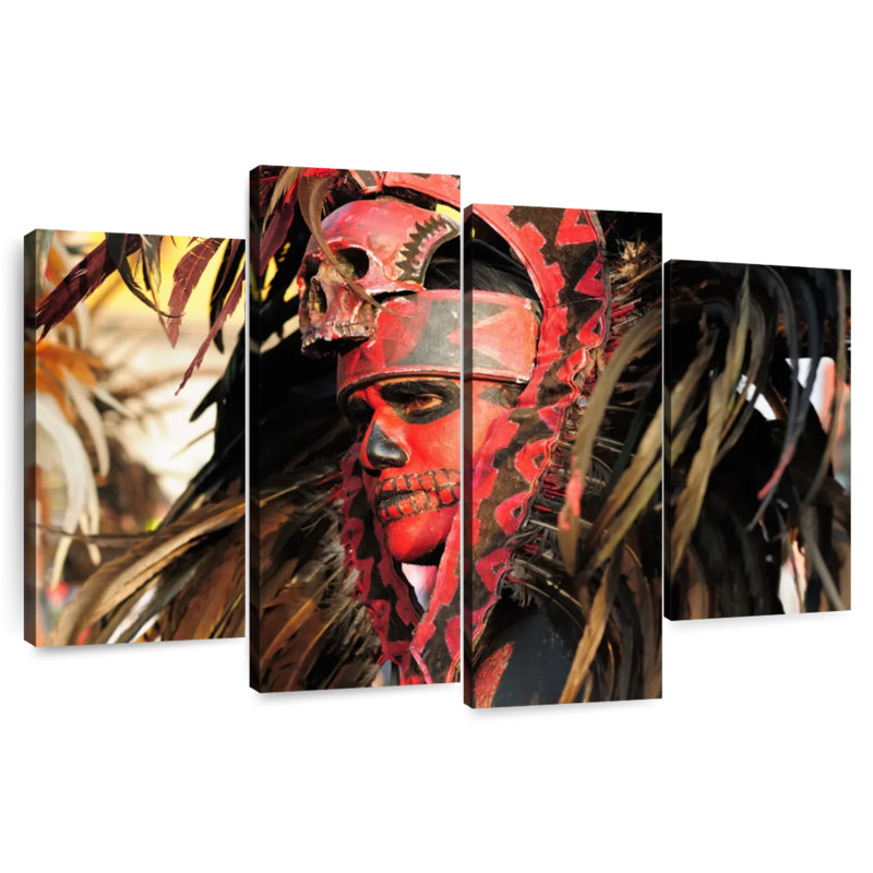Aztec Dancer, 32" H x 52" W