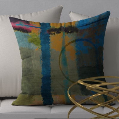 Housse et insert de coussin carré 20e siècle Kissable