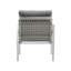 Méridienne en aluminium avec applications polyvalentes et coussins modernes et confortables-1516399371